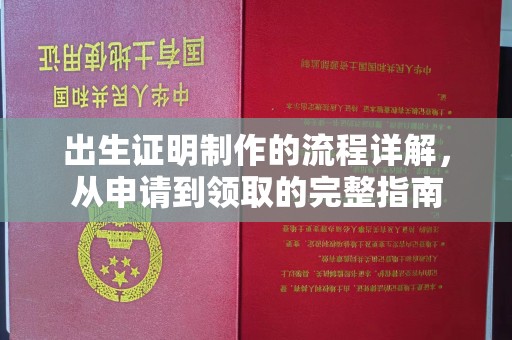 济宁出生证明制作的流程详解，从申请到领取的完整指南